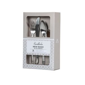 Set de 16 cubiertos básicos 16 pz