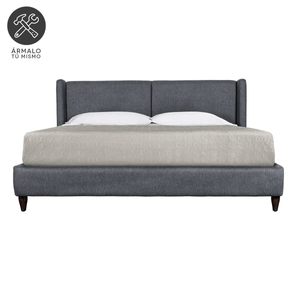 Cama Pisa Charcoal King