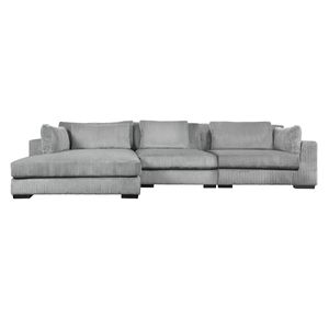 Sofá con chaise izquierdo Memphis Fog