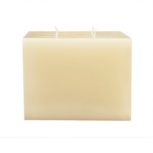 Cirio Lilin cuadrado Ivory  chico