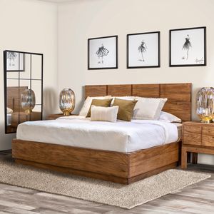 Cama Jan KS primavera flameada 230x210